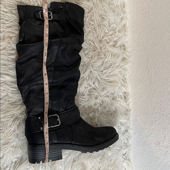 CARLOS BY CARLOS SANTANA Selena Slouchy High Black Boots Size 8.5 NEW - Picture 9 of 11